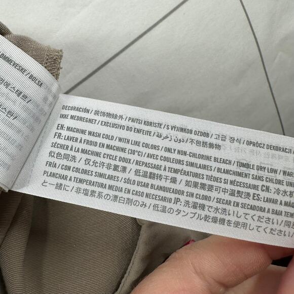 Abercrombie & Fitch Pants Womens 30 Long Tan Tailored Trouser High Rise Wide Leg - Picture 5 of 12